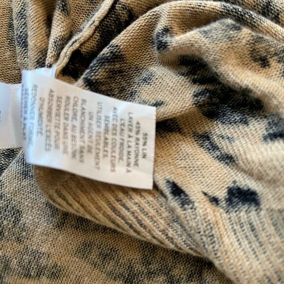 Halogen cardigan leopard design - 2 side slits - Picture 5 of 5